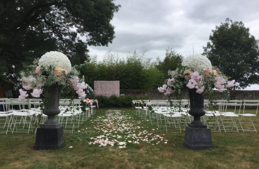 Mariage romantique dans un domaine au Sud de Nantes