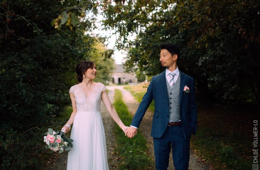 Mariage intimiste franco-japonais au château