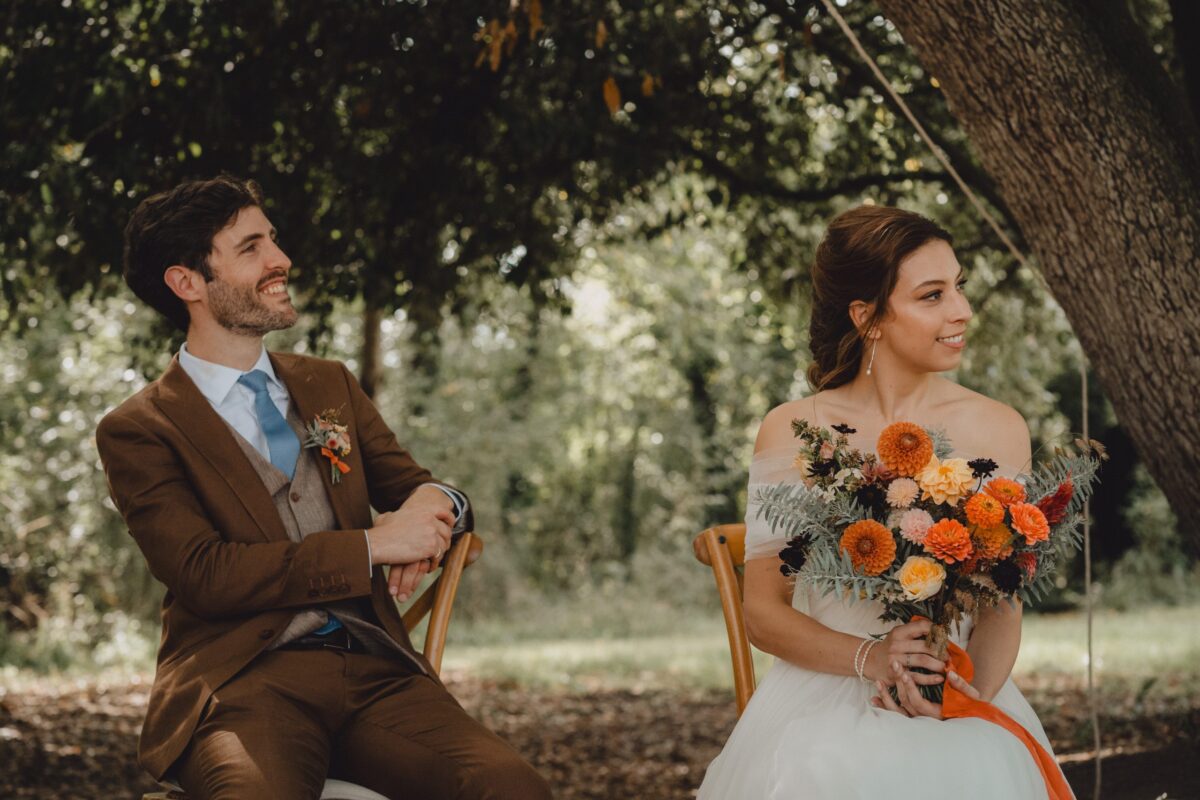 Wild and natural wedding